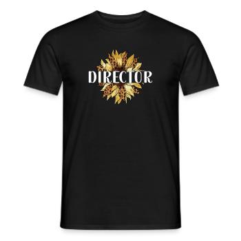 Best Director Appreciation Director Gift - Men's T-Shirt - black - Front - AI Model Male 178 light (178cm)