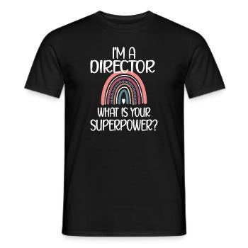 Proud Director Gift Director Appreciation - Men's T-Shirt - black - Front - AI Model Male 178 light (178cm)