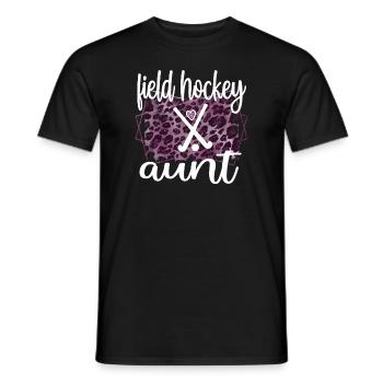 Best Field Hockey Aunt Field Hockey Player Aunt - Men's T-Shirt - black - Front - AI Model Male 178 light (178cm)