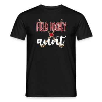 Best Field Hockey Aunt Field Hockey Player Aunt - Men's T-Shirt - black - Front - AI Model Male 178 light (178cm)