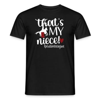 Best Barrel Racing Aunt Barrel Racer Aunt Gift - Men's T-Shirt - black - Front - AI Model Male 178 light (178cm)