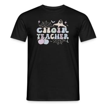 Spooky Choir Teacher Halloween Choir Teaching Gift - Männer T-Shirt - Schwarz - Vorne - AI Model Male 178 light (178cm)