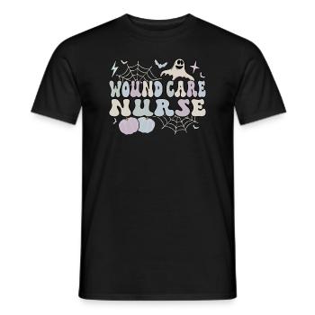 Wound Care Nurse Halloween RN Wound Nursing Gift - Men's T-Shirt - black - Front - AI Model Male 178 light (178cm)
