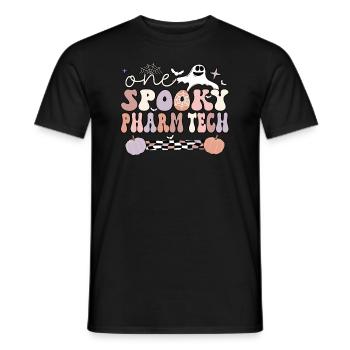 Pharmacy Technologist Halloween Pharmacy Tech - Men's T-Shirt - black - Front - AI Model Male 178 light (178cm)