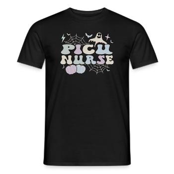 Unité de soins intensifs pédiatriques de l’USIP Halloween - T-shirt homme - noir - Devant - AI Model Male 178 light (178cm)
