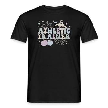 Certified Athletic Trainer Halloween AT Gifts - Men's T-Shirt - black - Front - AI Model Male 178 light (178cm)