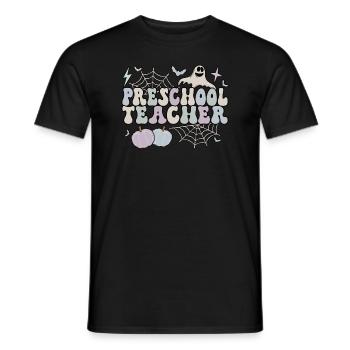 Preschool Teacher Halloween Pre-K Teacher Gifts - Männer T-Shirt - Schwarz - Vorne - AI Model Male 178 light (178cm)