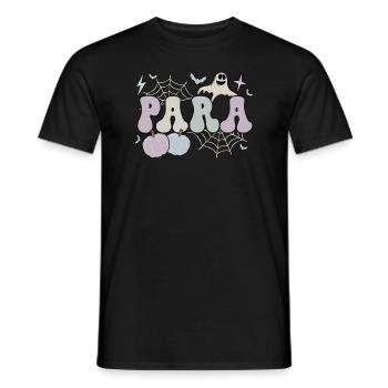 Paraprofessional Halloween Para Teacher Parapro - Men's T-Shirt - black - Front - AI Model Male 178 light (178cm)