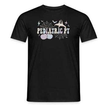 Pediatric PT Halloween Pediatric Physical Therapy - Men's T-Shirt - black - Front - AI Model Male 178 light (178cm)