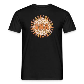 Certified Nursing Assistant CNA Nurse Thanksgiving - Männer T-Shirt - Schwarz - Vorne - AI Model Male 178 light (178cm)