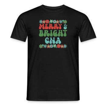 Certified Nursing Assistant Christmas CNA Xmas - Männer T-Shirt - Schwarz - Vorne - AI Model Male 178 light (178cm)