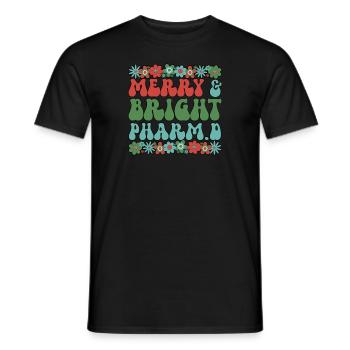 PharmD Christmas Doctor Of Pharmacy Xmas Gifts - Männer T-Shirt - Schwarz - Vorne - AI Model Male 178 light (178cm)
