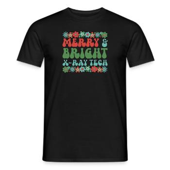 X Ray Technologist Christmas Radiology Tech Xmas - Männer T-Shirt - Schwarz - Vorne - AI Model Male 178 light (178cm)