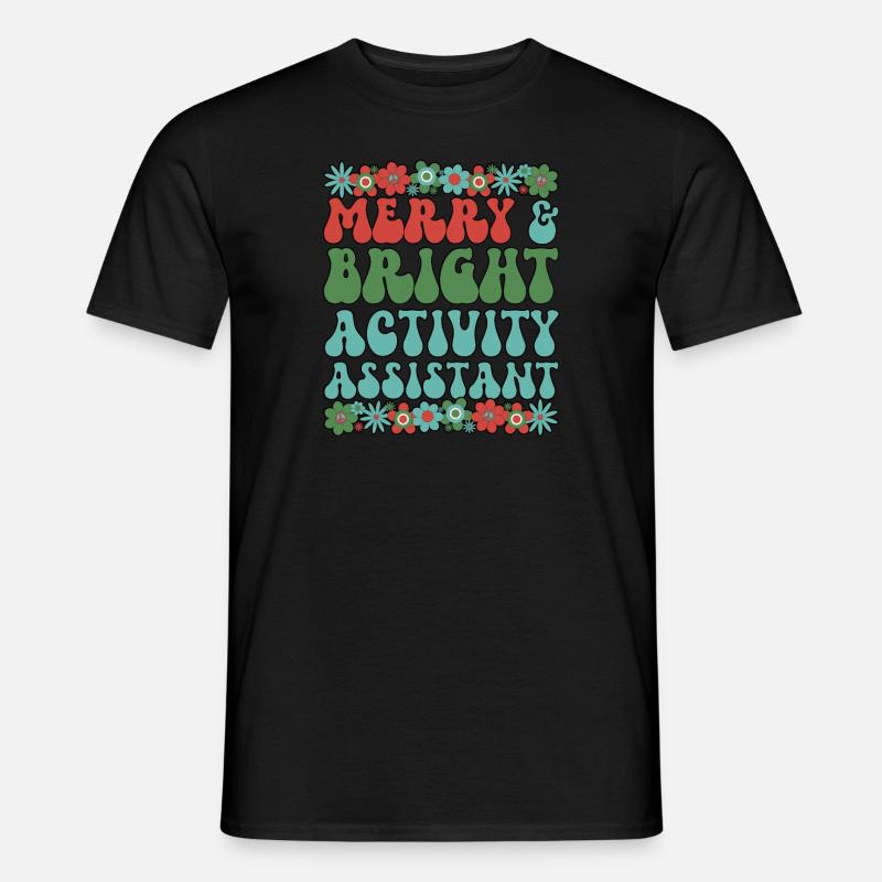 Activity Assistant Christmas Activity Professional - Männer T-Shirt - Schwarz