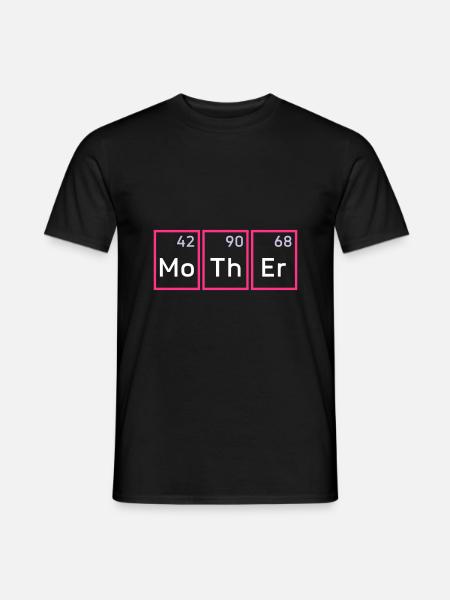 Mother (molybdenum, thorium, erbium) - Men's T-Shirt - black
