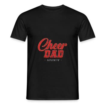 Cheer Dad - Cheerleading - Männer T-Shirt - Schwarz - Vorne - AI Model Male 178 light (178cm)