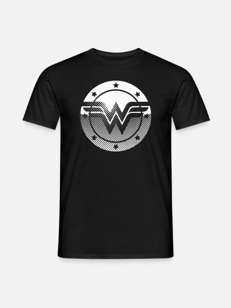 DC Comics Originals Wonder Woman Logo - T-shirt homme - noir