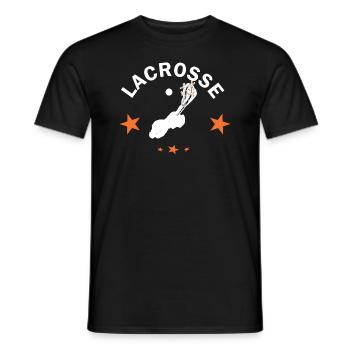Lacrosse - T-shirt homme - noir - Devant - AI Model Male 178 light (178cm)