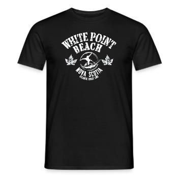 White Point Beach Surfen - Männer T-Shirt - Schwarz - Vorne - AI Model Male 178 light (178cm)