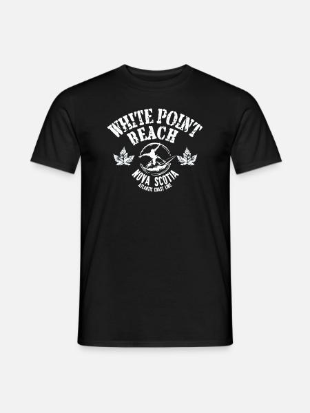 White Point Beach Surfen - Männer T-Shirt - Schwarz