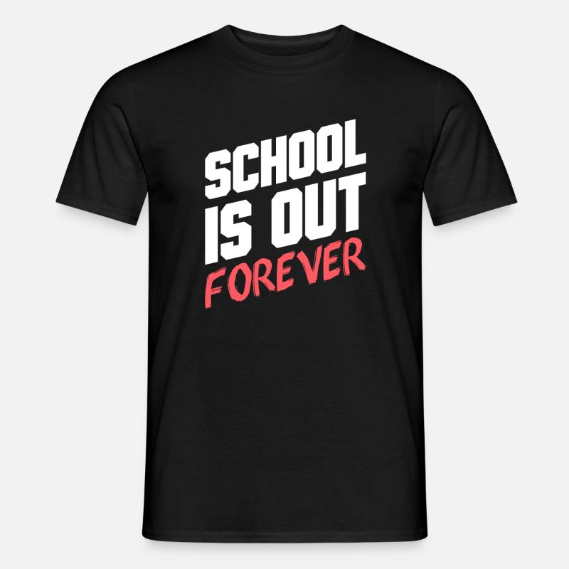 Schulabschluss - Männer T-Shirt - Schwarz