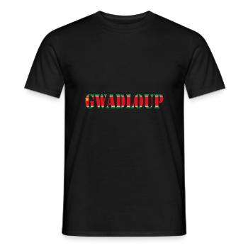 Gwadloup Ich liebe guadeoupe Mein Land - Männer T-Shirt - Schwarz - Vorne - AI Model Male 178 light (178cm)