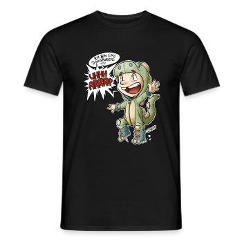 Ich bin ein Dinosaurier! - Männer T-Shirt - Schwarz - Vorne - AI Model Male 178 light (178cm)