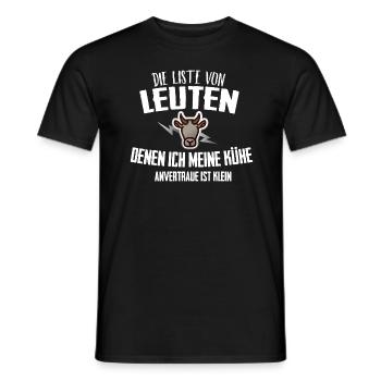 Meine Kühe - Männer T-Shirt - Schwarz - Vorne - AI Model Male 178 light (178cm)
