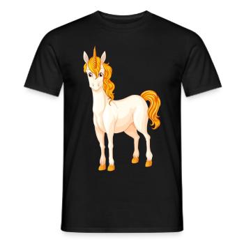 Unicorn - Männer T-Shirt - Schwarz - Vorne - AI Model Male 178 light (178cm)