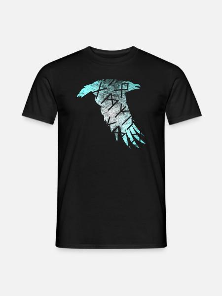 Scandinavian Raven - Men's T-Shirt - black