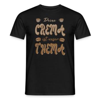 Coffee Barista Cafe Job Quote Espresso T-Shirt - Men's T-Shirt - black - Front - AI Model Male 178 light (178cm)