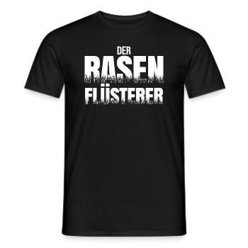 Der Rasenflüsterer I Hecke Garten Gärtner - Männer T-Shirt - Schwarz - Vorne - AI Model Male 178 light (178cm)