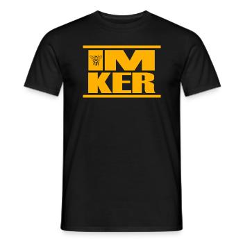 Imker Bienenzüchter und Bienenkönigin - Männer T-Shirt - Schwarz - Vorne - AI Model Male 178 light (178cm)