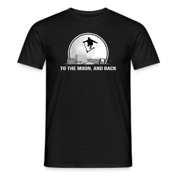 scooter stuntscooter scooter-life e-scooter - Männer T-Shirt - Schwarz - Vorne - AI Model Male 178 light (178cm)