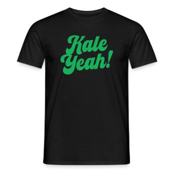 Kale oui - T-shirt homme - noir - Devant - AI Model Male 178 light (178cm)
