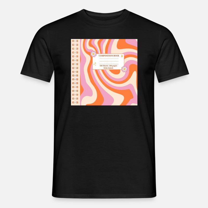 Composition Notebook Hippie Costume - Männer T-Shirt - Schwarz