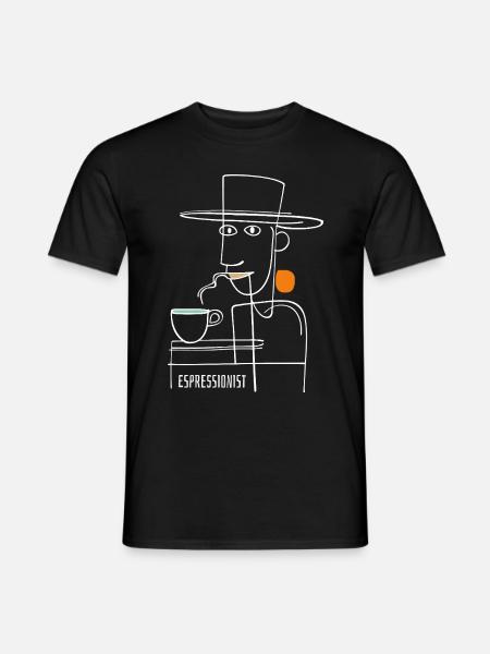 Espressionist - Espresso - Coffee Drink - Men's T-Shirt - black