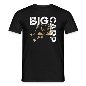 Big Carp - Men's T-Shirt - black - Front - AI Model Male 178 light (178cm)