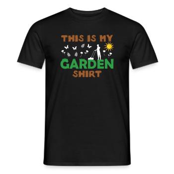 Garten Gärtner Gartenshirt - Männer T-Shirt - Schwarz - Vorne - AI Model Male 178 light (178cm)