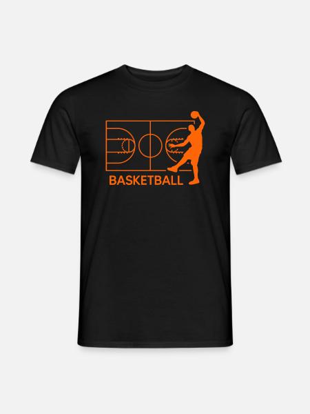 Basketball slamdunk Basketballer "Körbe werfen" - Männer T-Shirt - Schwarz
