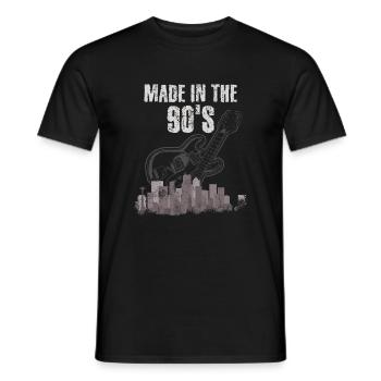 Geburtstag 90er Jahre lustiger Spruch Vintage - Männer T-Shirt - Schwarz - Vorne - AI Model Male 178 light (178cm)