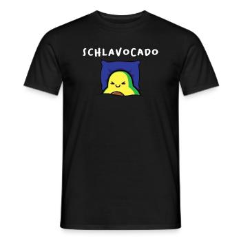 Avocado Lustiger Spruch Schlavocado - Männer T-Shirt - Schwarz - Vorne - AI Model Male 178 light (178cm)
