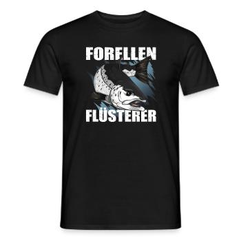 Forellen Angeln - Männer T-Shirt - Schwarz - Vorne - AI Model Male 178 light (178cm)