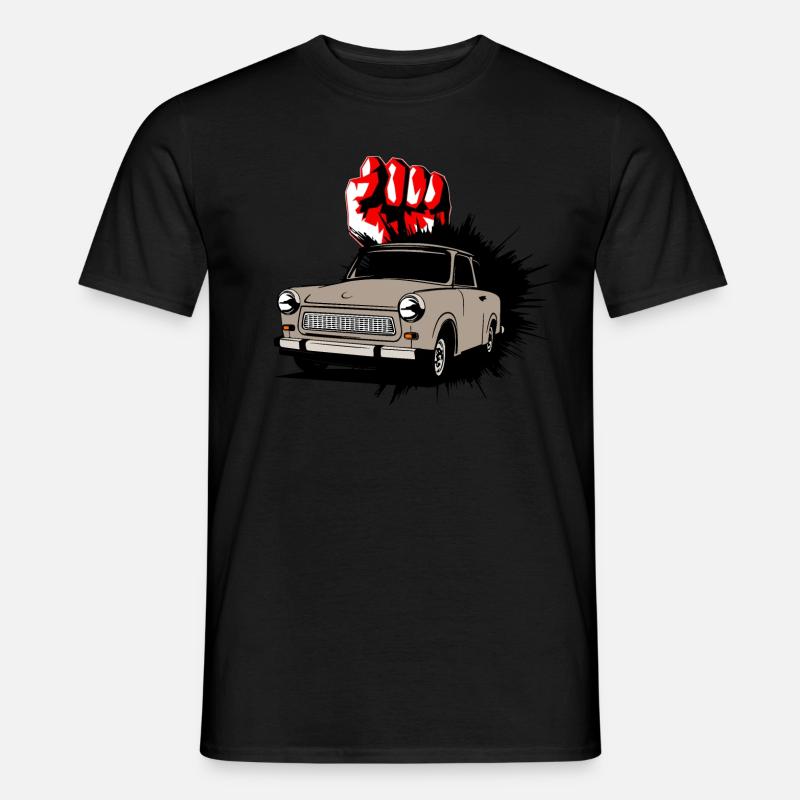 Trabant Trabi Auto - Männer T-Shirt - Schwarz