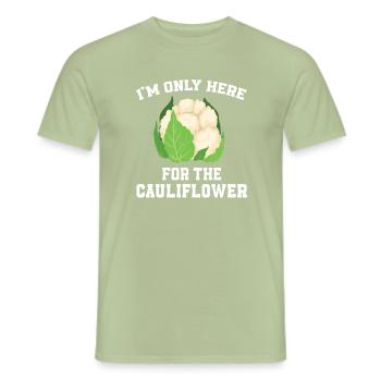 Chou-fleur - T-shirt homme - vert sauge - Devant - AI Model Male 178 light (178cm)