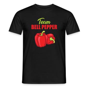 Team Paprika - Men's T-Shirt - black - Front - AI Model Male 178 light (178cm)