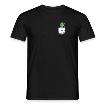 Celery Shirt Bag - Men's T-Shirt - black - Front - AI Model Male 178 light (178cm)