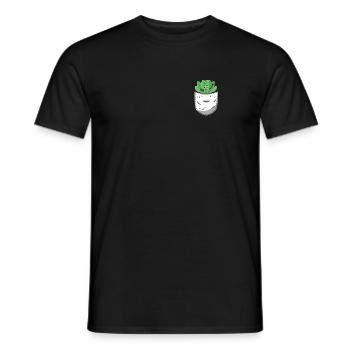 Lettuce Shirt Bag - Men's T-Shirt - black - Front - AI Model Male 178 light (178cm)