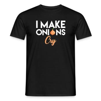 Oignon - T-shirt homme - noir - Devant - AI Model Male 178 light (178cm)