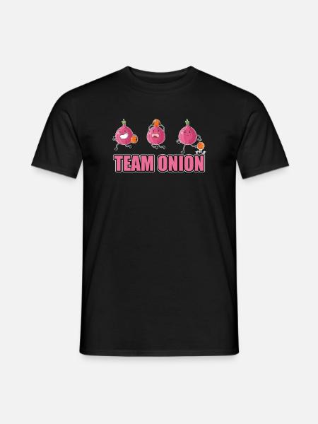 Team Zwiebel - Men's T-Shirt - black
